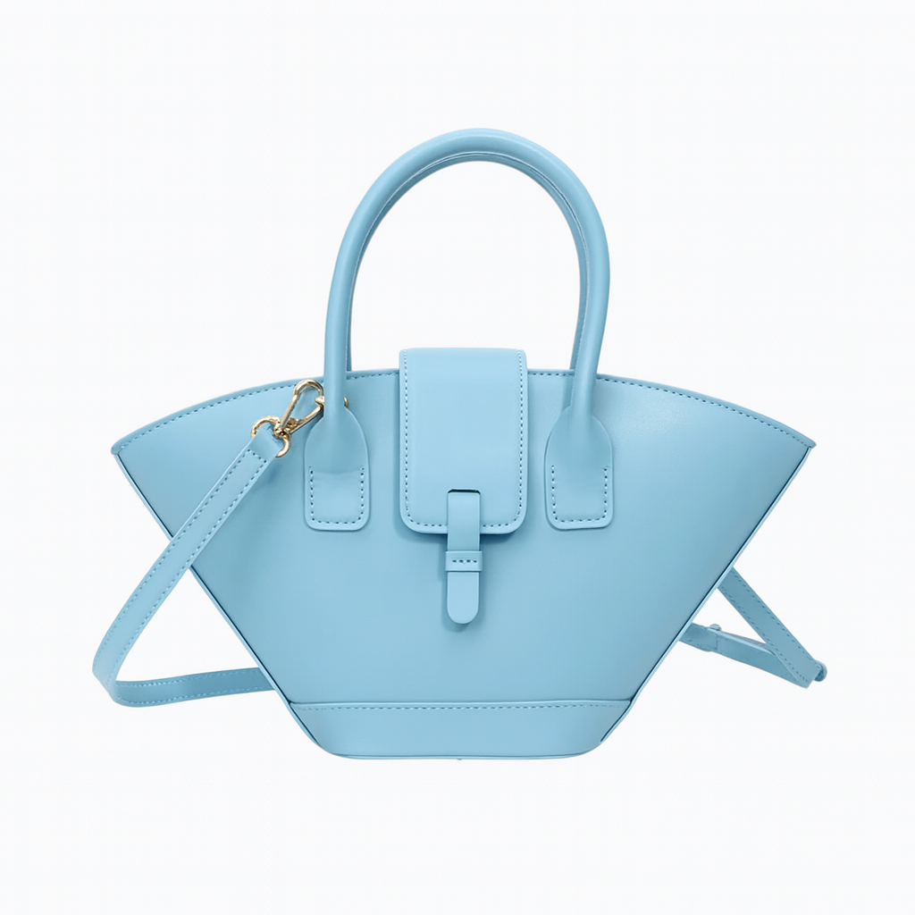 Sac cabas structuré avec bandoulière