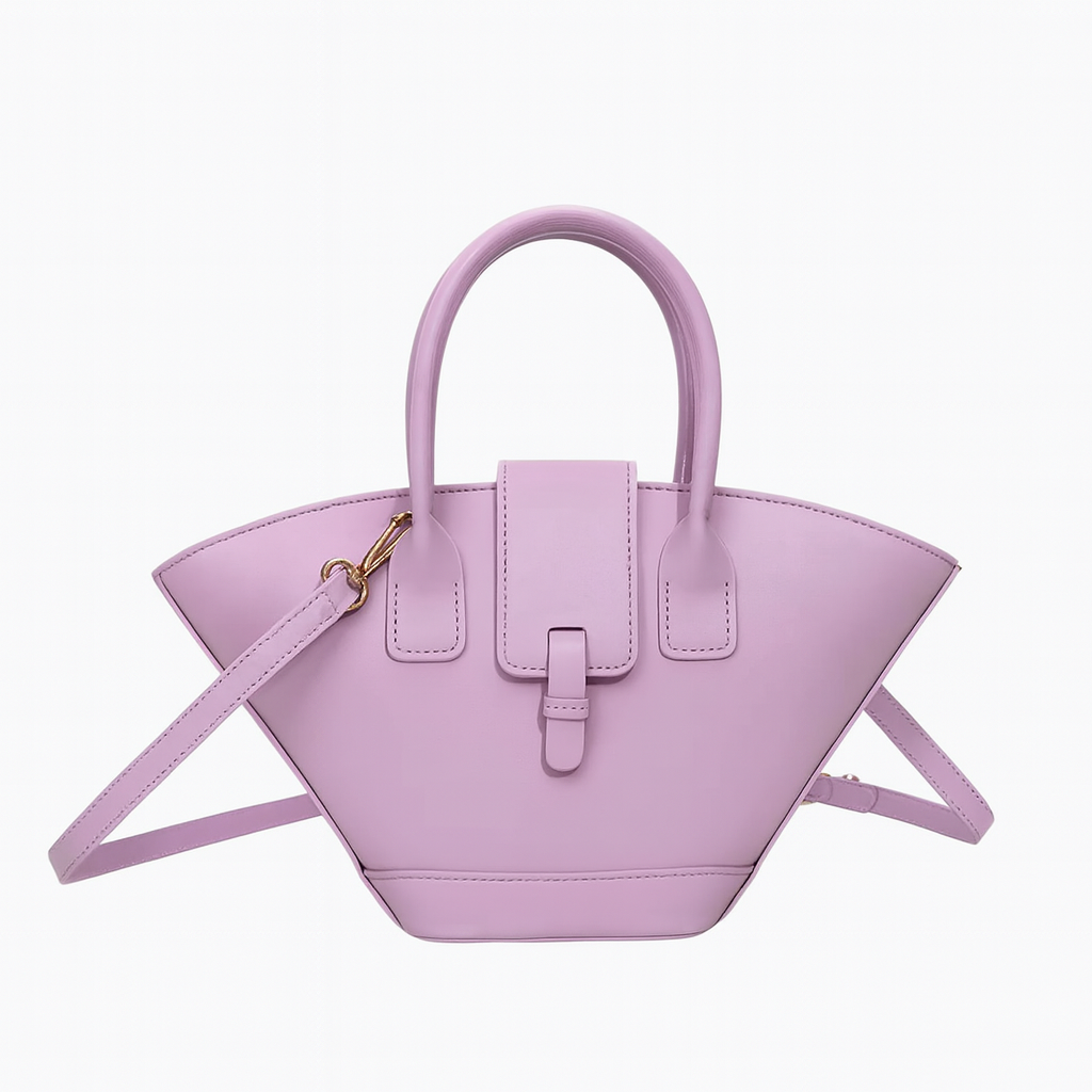 Sac cabas structuré avec bandoulière