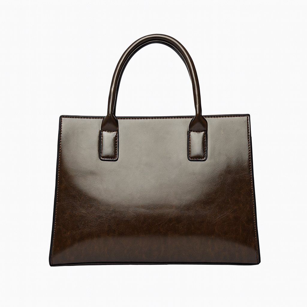 Ensemble 3 pièces : cabas croco, bandoulière & pochette