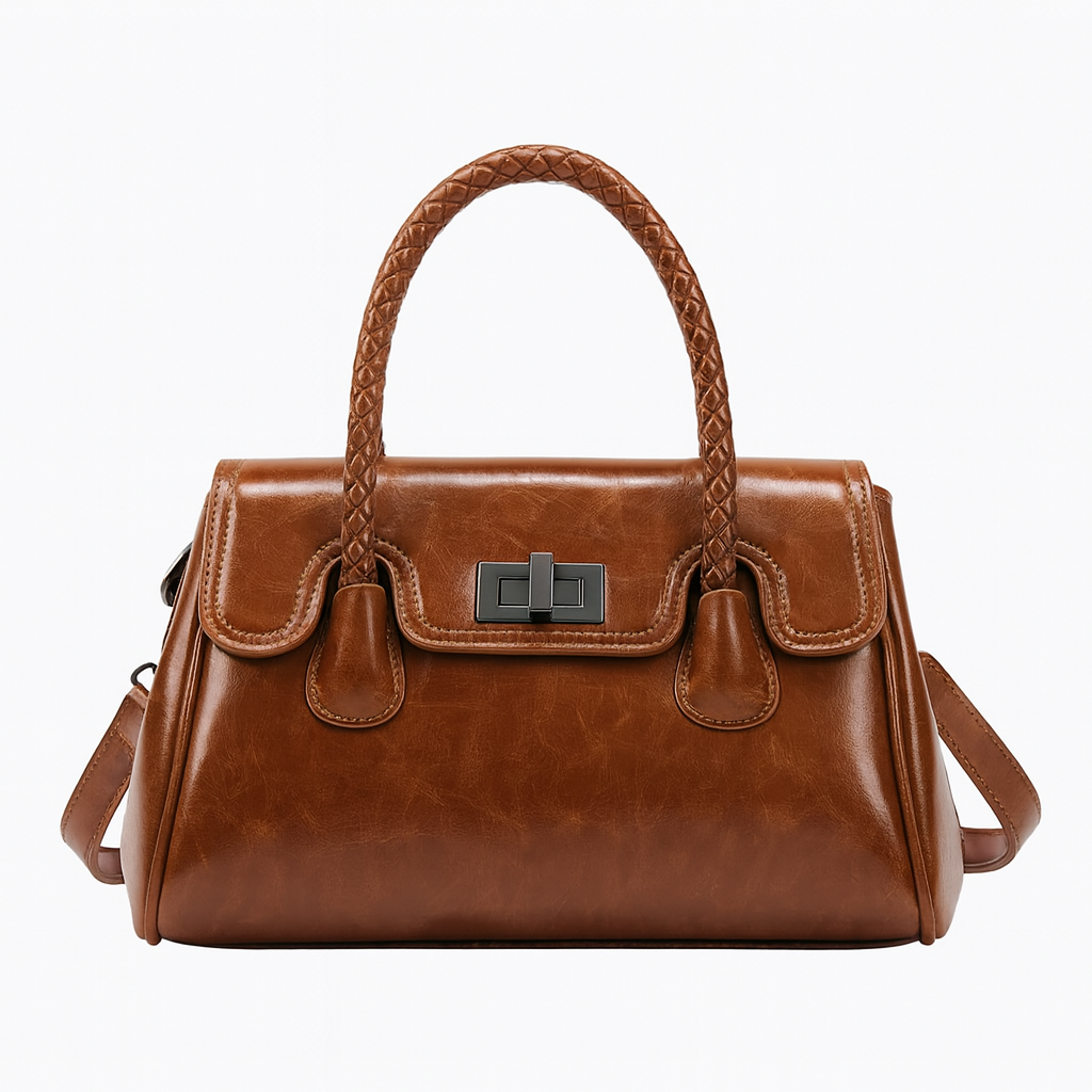 Ensemble 3 pièces : sac à main, pochette & porte-cartes avec bandoulière