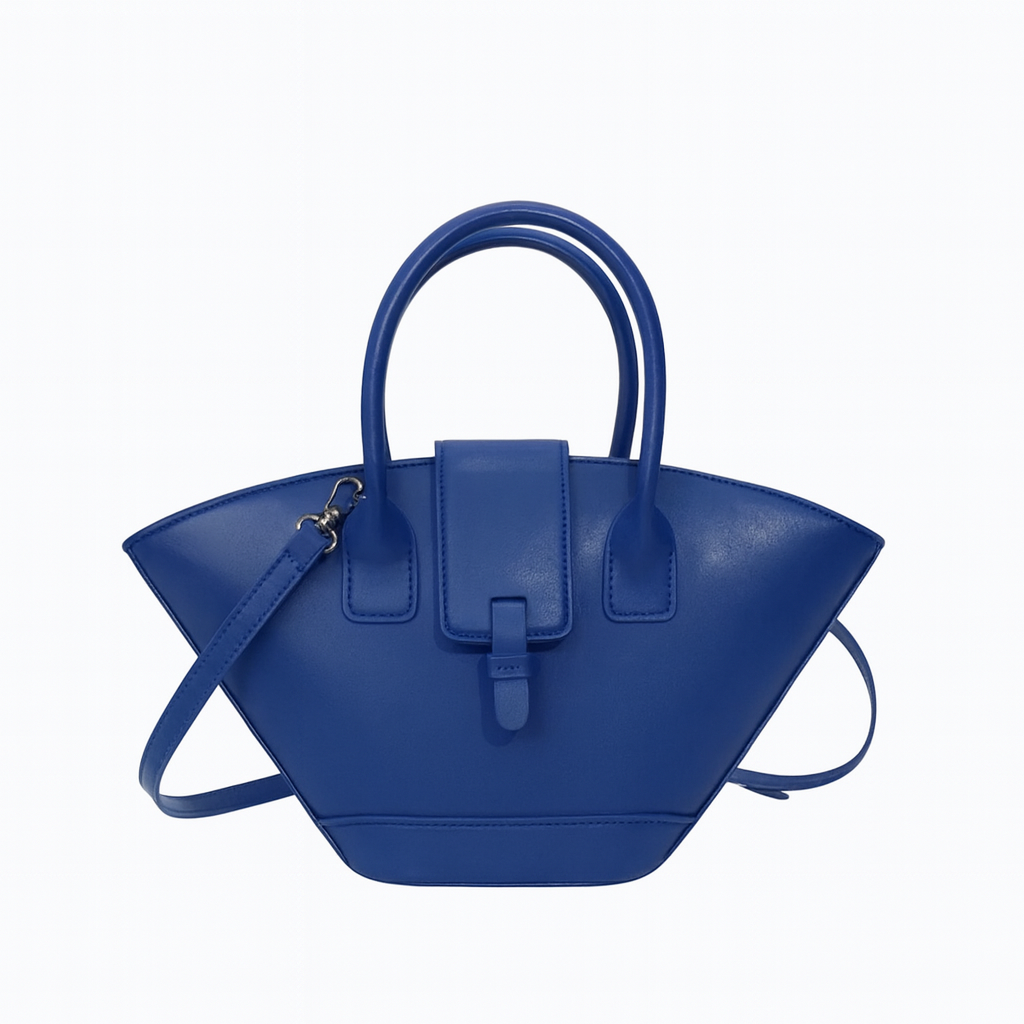 Sac cabas structuré avec bandoulière