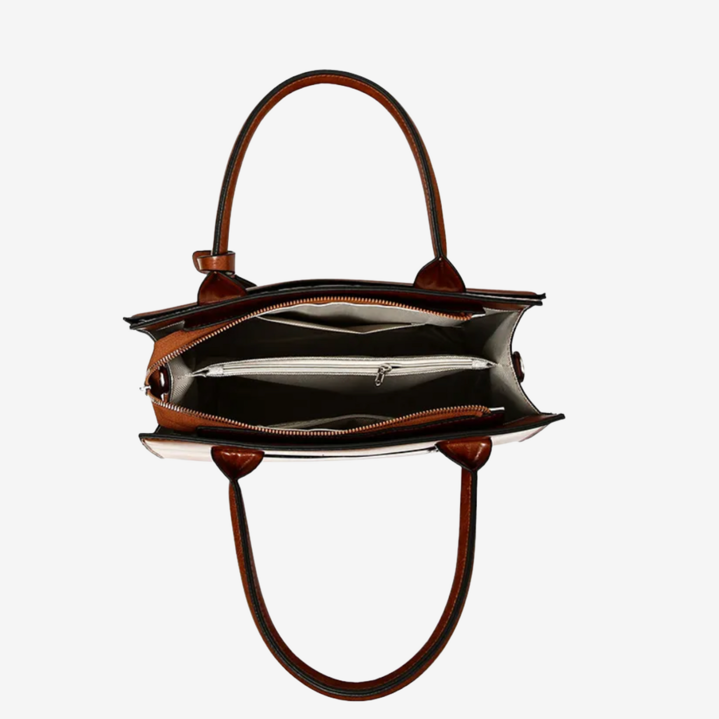 Ensemble 3 pièces : sac à main, pochette & portefeuille avec bandoulière