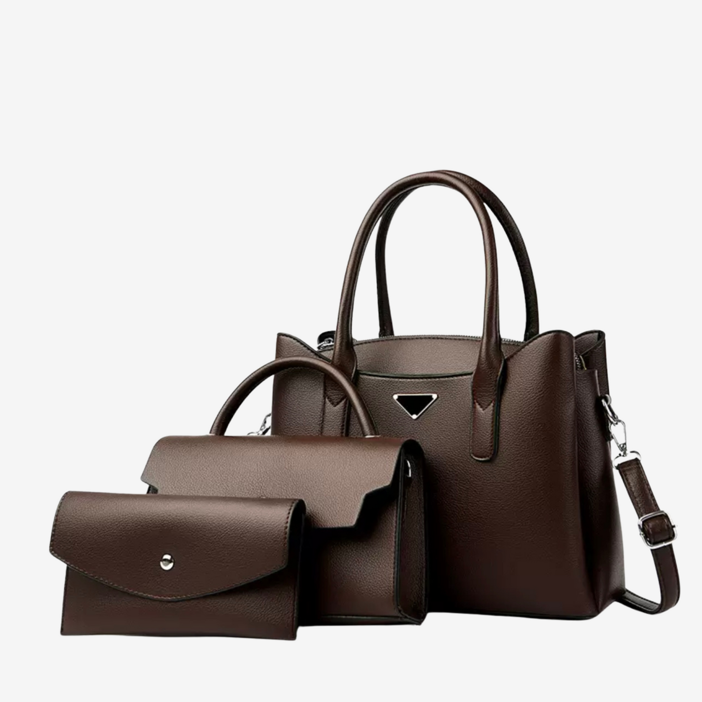 Ensemble 3 pièces : cabas, bandoulière & pochette