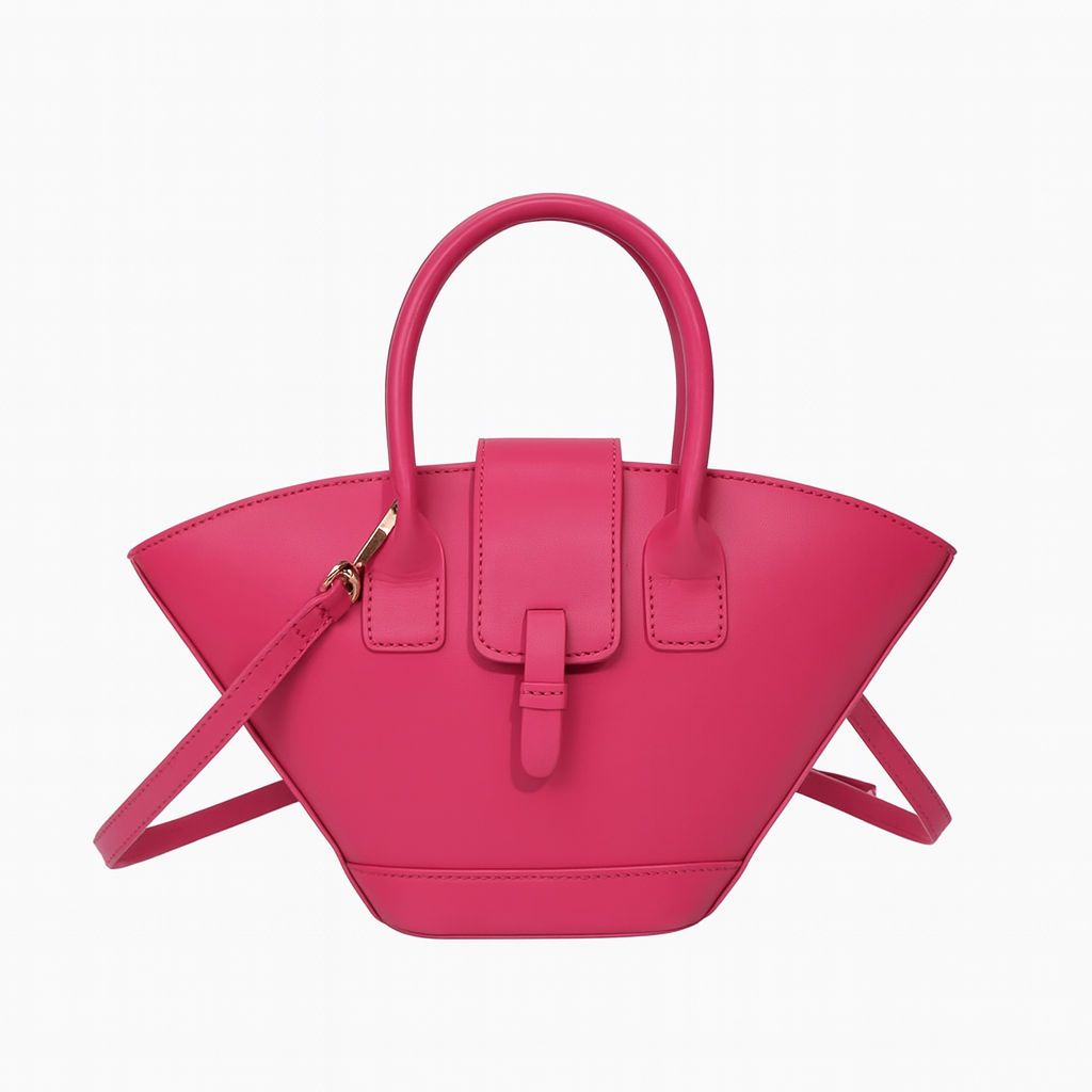 Sac cabas structuré avec bandoulière